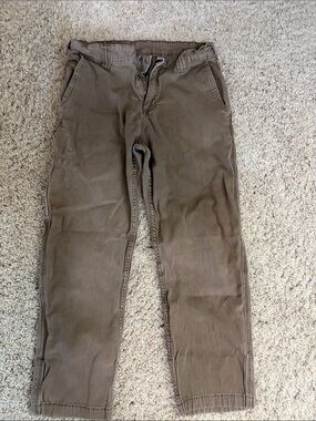 Men's Brown Casual Cotton Pants